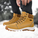 Men Boots Winter Snow Outdoor Ankle For Super