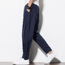 Autumn Harem Pants Menpure Linen Hemp Hip Hop