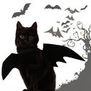 Halloween Costume Pet Bat Wing Cosplay Prop Clothes