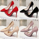 Pointed-Toe Patent Stiletto Pumps