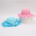 Princess straw hat kids sun