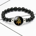 Middle East Islam Muslim Bead Bracelets 18mm Snap