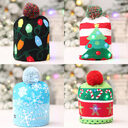 Christmas Hat LED Knitted With Lights