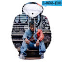 Hip-hop singer Juice Wrld 3D Hoodie