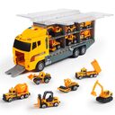 Alloy large container truck toy car boy