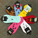 Cartoon boat socks men and women shallow mouth