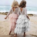 Autumn And Winter Explosions Hollow Children's Skirt Lace