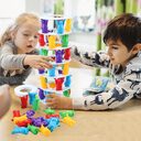 Penguin Tower Collapse Desktop Game Balance Toy Challenge