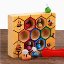 Montessori Educational Industrious Little Bees Kids Wooden Toys