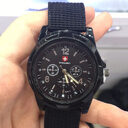 Cloth Belt Weaving Military Watch Sea and Land