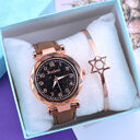 Watch ladies luminous quartz belt