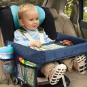 Vehicle-mounted children's waterproof toy table tray