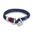 Anchor Bracelets Men Charm Nautical Survival Rope Chain