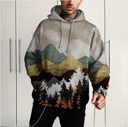 Printed Super Flexible Hoodie Casual