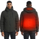 New Men Women Cotton Coat USB Smart Electric