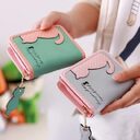 cartoon short wallet female Korean version lovely girl