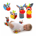 0-12 Months Soft Animal Rattle Infant Newborn Plush