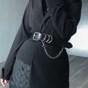 Military wind chain summer dress belt waist decoration