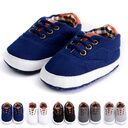 Solid color casual lace soft bottom baby canvas
