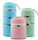 A Portable Stainless Steel Lunch Box