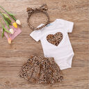 Printed Love Romper Children's clothing