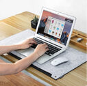 Multifunctional computer mouse pad and keyboard