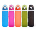 Silicone Folding Water Bottle Food Grade Travel Portable