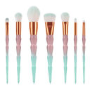 Gradient diamond makeup brush