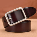 Leather belt buckle