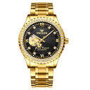 Mechanical Watch Automatic Waterproof Diamond Men's Fashion Gold