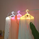 LED Neon Light Sign Clothes Stand USB Powered