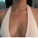Necklace Short Choker Jewelry for Women Christmas Crystal