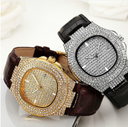 Quartz Diamond Watch Belt