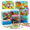 80PCS wooden educational toys development baby kids training