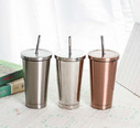 500ML Stainless Steel Empty Tumbler Coffee Cup Mug