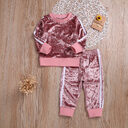 Breathable Clothes Set Cute Fashion O-Neck Long Sleeve