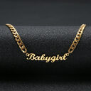 Name necklace ladies Hip hop