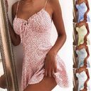 Floral Dress Mini Camisole Women