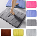 Home Bath Mat Coral Fleece Bathroom Carpet Water