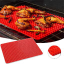 Non-Stick Silicone Pyramid Cooking Mat Baking With Grid