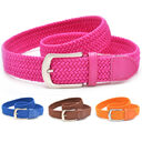 Men's Belt Unisex Braided Elasticated Stretch Canvas Student