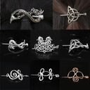 Hairpin Retro Metal Rod Sliding Woman Hair Jewelry