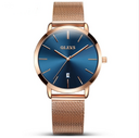 Steel mesh with quartz watch ladies couple gift