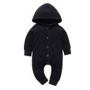 Winter Hooded Baby Romper