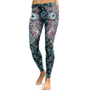 Nadanbao New Design Leggings Women Cool Owl Digital