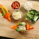 Food Grade Dinosaur Shape Plastic Holder Cornmeal Burritos