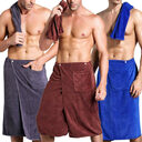 Men's bath towel skirt