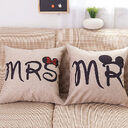 Valentine linen pillowcase