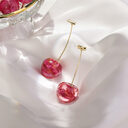 New Net Red Temperament French Dried Cherry Long