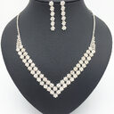 The bride necklace of exquisite luxury double Diamond